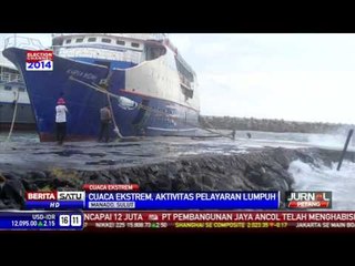 Descargar video: Cuaca Ekstrem, Aktivitas Pelayaran di Manado Lumpuh