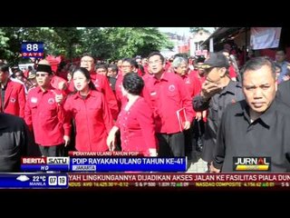 Jokowi Hadir di Perayaan Ultah ke-41 PDI Perjuangan