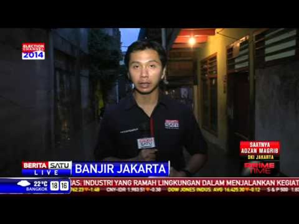 Laporan Langsung Banjir di Kampung Pulo