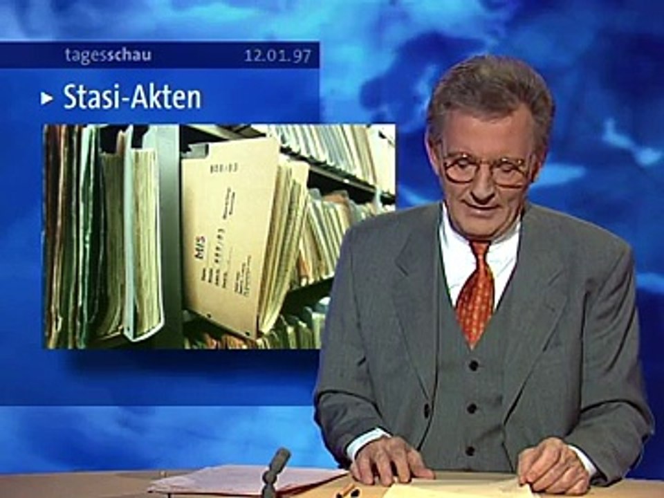 Tagesschau | 12. Januar 1997 20:00 Uhr (mit Joachim Brauner) | Das Erste