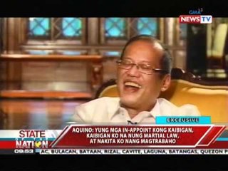 One-on-one with Jessica Soho: Mga batikos, sinagot ni PNoy