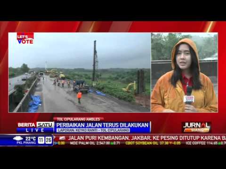 Perbaikan Jalan Ambles di Tol Cipularang Tak Cukup Sepekan