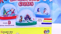 Snow Globe DIY Kids Craft Christmas Holiday Kids Family Fun Activity   Clay & Disney Frozen Elsa