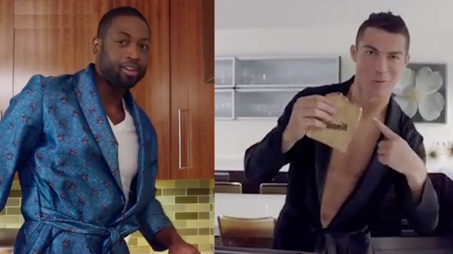 Dwyane Wade vs Cristiano Ronaldo TRICK SHOT FEUD on Social Media