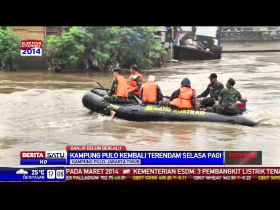 Hampir Sebulan Kampung Pulo Terendam Banjir