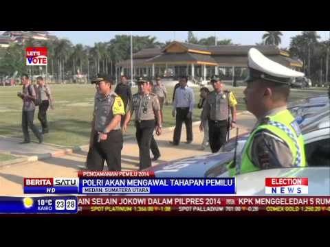 Polresta Medan Gelar Apel Kesiapan Pemilu