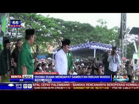 Rhoma Irama Disambut Meriah Warga Tegal