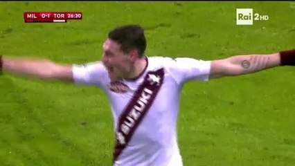 Andrea Belotti Goal HD - AC Milan 0-1 Torino 12.01.2017 HD