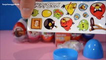 Angry Birds & Kinder Surprise Eggs Überraschungseier Uova Apertura