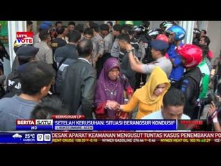 Napi LP Lhokseumawe Bersihkan Sisa Kebakaran