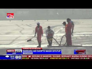Bandara Adisucipto Ditutup Tiga Hari