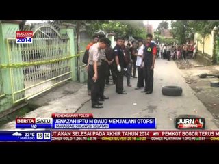 Jenazah Iptu M. Daud Diotopsi di RS Bhayangkara Makassar