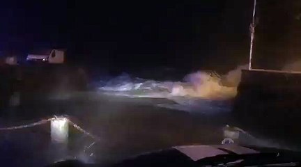 Il s'approche tout près des vagues