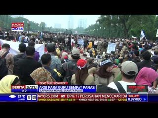 Ribuan Guru Honorer Serbu Monas