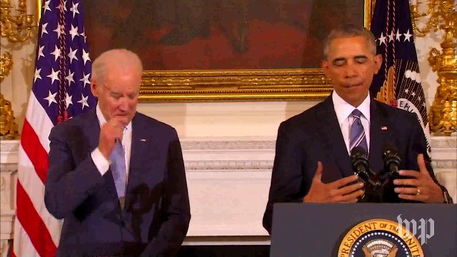 President Obama honors an emotional Joe Biden