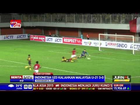 Timnas U-23 Kalahkan Timnas U-21 Malaysia 3-0