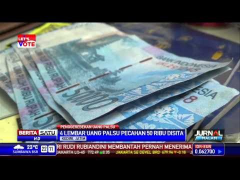 Polisi Kediri Gerebek Lokasi Pembuat Uang Palsu