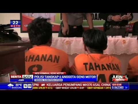 Polsek Medan Kota Tangkap 6 Anggota Geng Motor Sadis