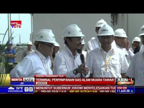 PLN Resmikan Terminal Penyimpanan Gas Alam Muara Tawar
