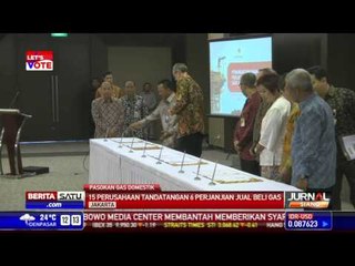 15 Perusahaan Tandatangan Perjanjian Jual Beli Gas