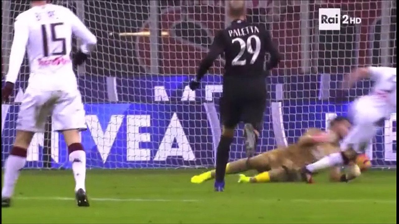 AC Milan vs Torino 2-1 All Goals & Highlights HD 12.01.2017