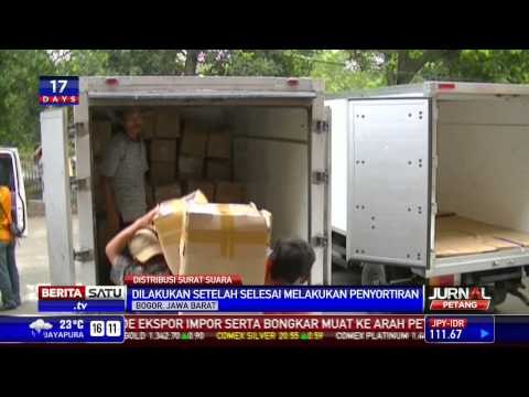 KPU Kota Bogor Distribusikan Surat Suara