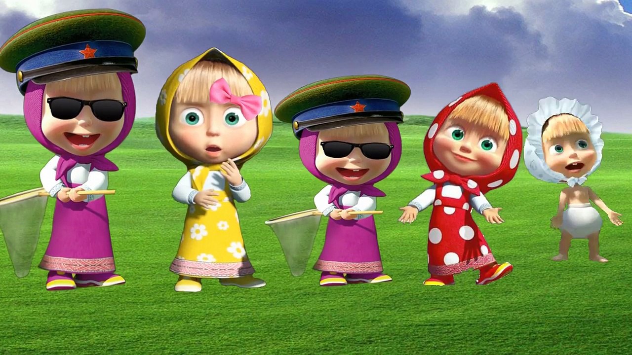 Masha and the Bear Finger Family Song | The Finger Family Masha Nursery Rhyme
