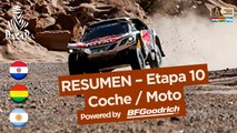 Resumen de la Etapa 10 - Coche/Moto - (Chilecito / San Juan) - Dakar 2017