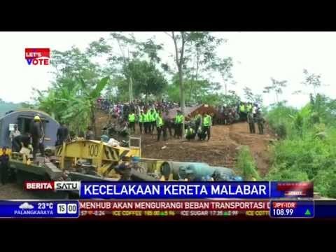 PT KAI Kerahkan Alat Berat untuk Evakuasi Gerbong Malabar