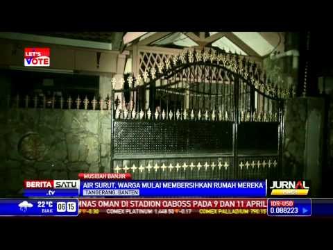 Banjir Surut, Warga Pondok Arum Bersih-bersih