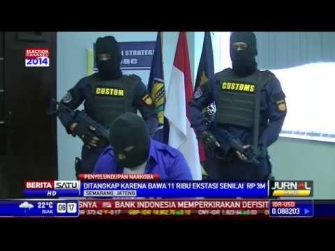 Kurir Ekstasi Ditangkap di Bandara Ahmad Yani