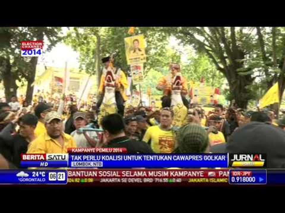 Golkar Tak Mutlak Berkoalisi untuk Tentukan Caw...