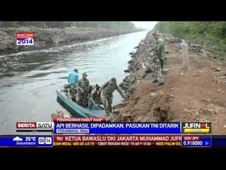 Api Padam, TNI Ditarik dari Bengkalis dan Dumai