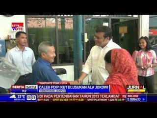 Caleg PDIP Blusukan ke Kemayoran