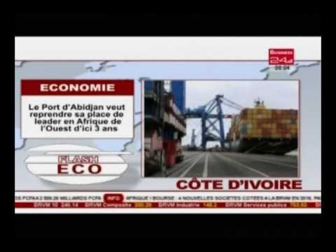 Business24 Flash Eco Côte d’Ivoire Economie Le port d’Abidjan veut reprendre sa place de leade