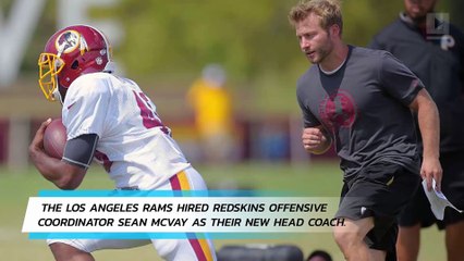 The LA Rams have hired Sean McVay as their new head coach