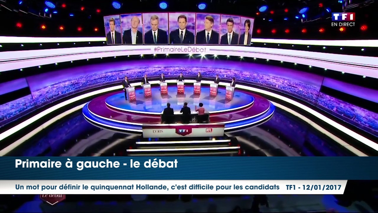 Primaire à gauche - Le débat : les candidats peinent à définir le bilan de François Hollande