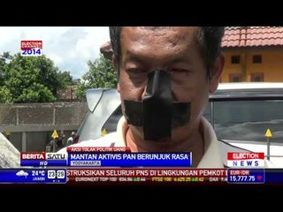 Mantan Aktivis PAN Demo di Kantor Bawaslu