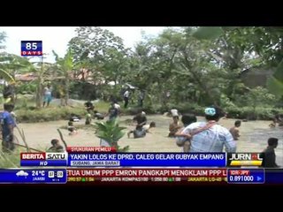 Yakin Lolos DPRD, Caleg di Subang Gelar Gubyak Empang