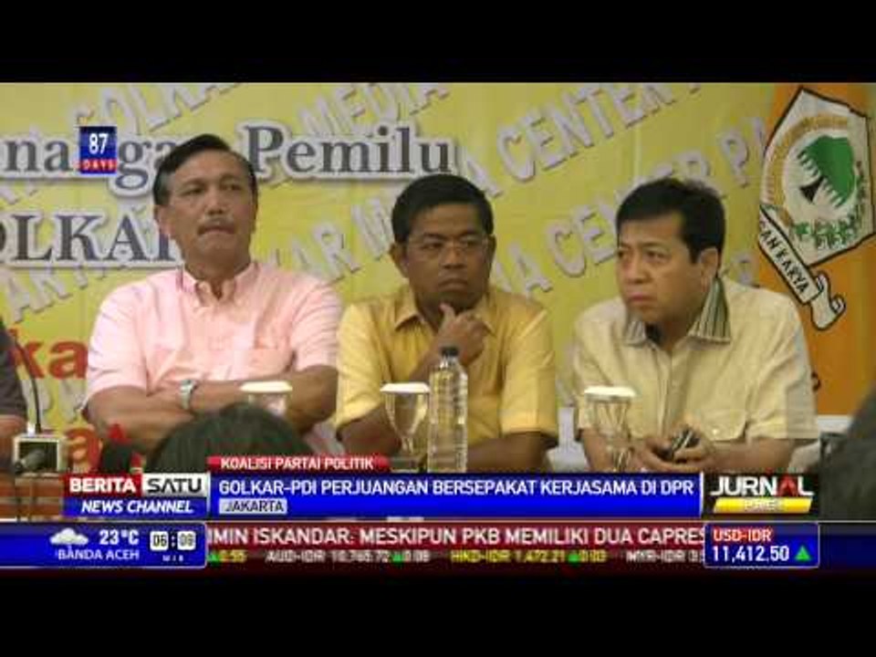 Ical: Golkar dan PDIP Calonkan Capres Masing-masing