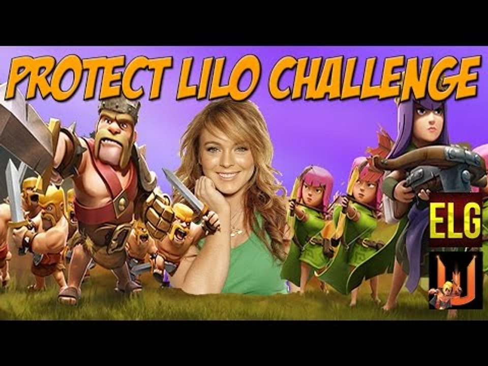 Protect Lindsay Lohan Challenge Part 3/3 | All Female Attack | Clash of Clans