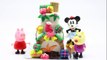 Peppa Pig Play Doh Christmas Cake Dough - Peppa pig Mickey mouse Toys Pastel de Cumpleaños