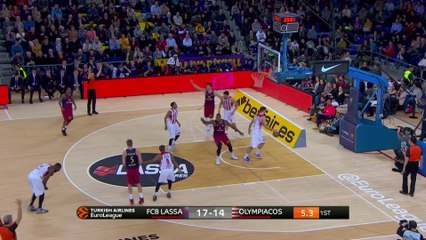 Download Video: Basket - Euroligue (H) : L'Olympiakos met la pression sur le CSKA après sa victoire à Barcelone