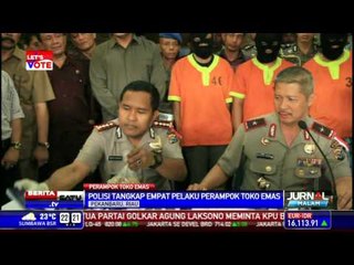 Polda Riau Bekuk Komplotan Rampok Toko Emas