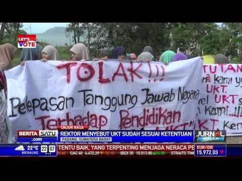 Mahasiswa Hadang Rektor Protes Biaya Kuliah