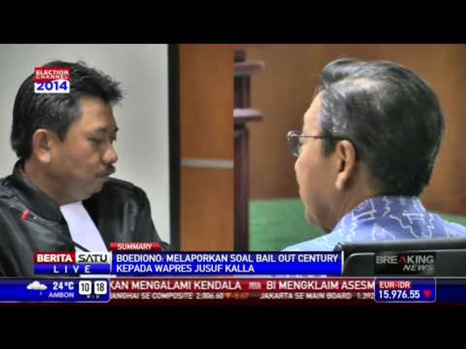 Breaking News #2 Boediono Tahu Tahapan Pengucuran Dana Bailout Rp 6,7 Triliun
