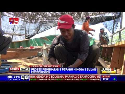 Inilah Proses Pembuatan Perahu Nelayan