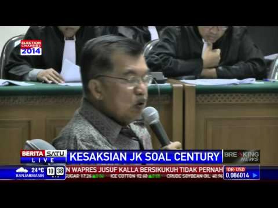 Breaking News #6 - JK Tolak Pengajuan Garansi Penuh Kasus Century