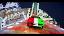 Lightning McQueen vs Ferrari Cars for Kids - Disney Cars pixar Spiderman Songs (Nursery Rhymes)