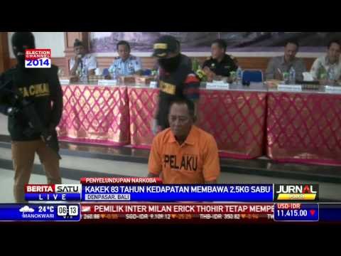 Kakek Kedapatan Bawa 2,5 Kg Sabu-sabu